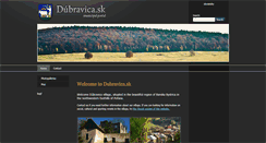 Desktop Screenshot of dubravica.sk