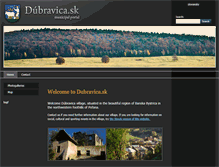 Tablet Screenshot of dubravica.sk
